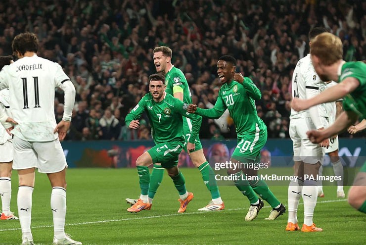 Bồ Đào Nha thi đấu thiếu hiệu quả về mọi mặt trước CH Ireland
