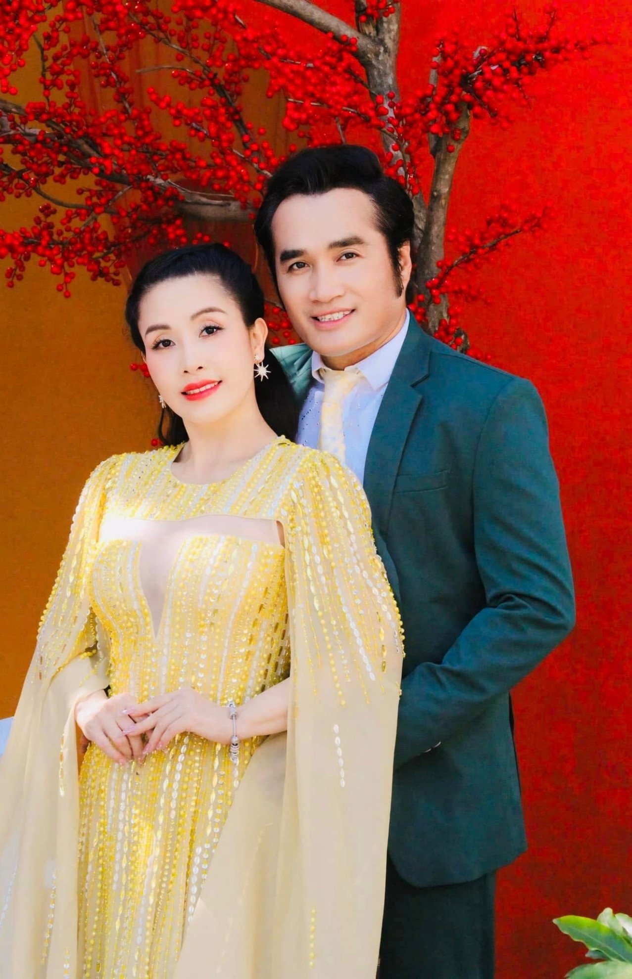 Kiều Oanh sống yên vui bên ông xã - NSƯT Hoàng Nhất.&nbsp;