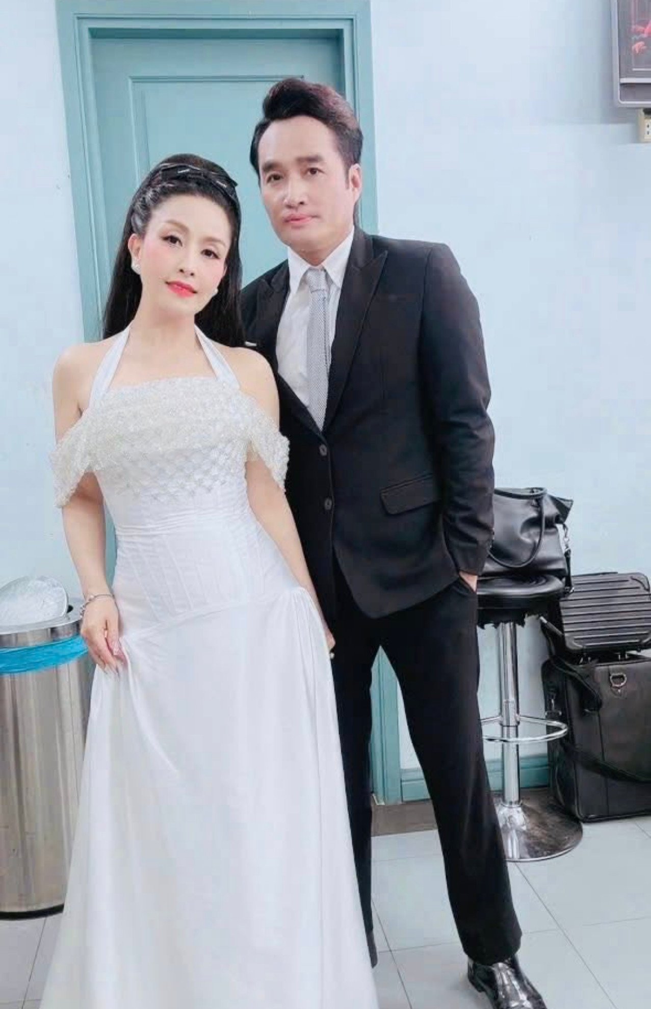 Kiều Oanh sống yên vui bên ông xã - NSƯT Hoàng Nhất.&nbsp;