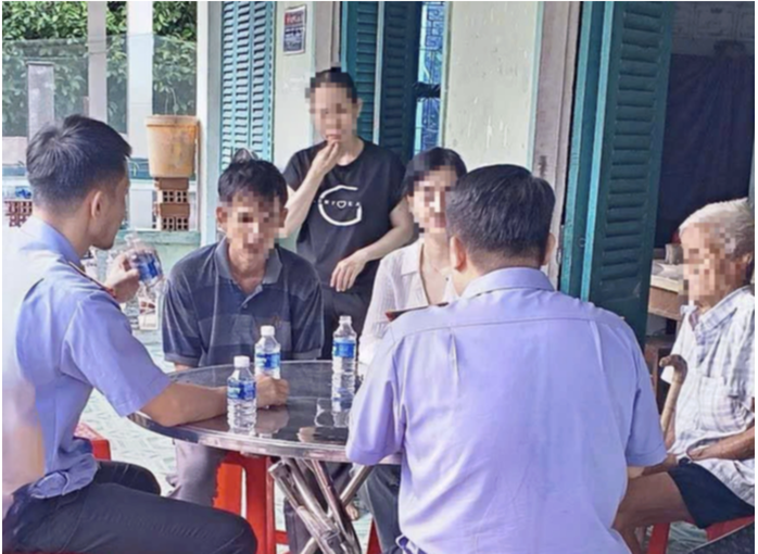 Cơ quan Điều tra VKSND Tối cao làm việc với gia đình em Tr. vào tháng 5 vừa qua