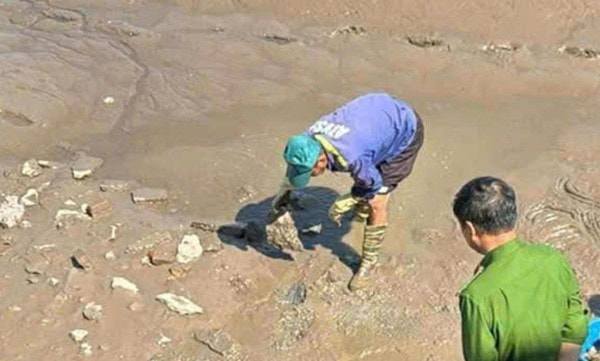 Hiên trường nơi phát hiện bộ hài cốt