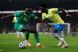 Bóng đá - Video bóng đá Brazil - Senegal: Đôi công hấp dẫn, Estevao - Casemiro tỏa sáng