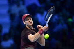 Video tennis Sinner - De Minaur: Bước ngoặt cuối set 1, lần 3 vào chung kết (ATP Finals)