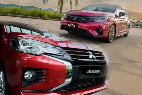 Ngân sách 500 triệu đồng mua sedan chọn Mitsubishi Attrage hay Honda...