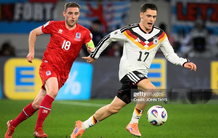 Florian Wirtz đang có màn trình diễn xuất sắc ở ĐT Đức