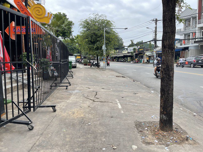 Hiện trường vụ việc sáng 16-11.