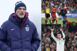 Tuchel cảnh báo dàn sao ĐT Anh vì lo học trò bị thẻ đỏ giống Ronaldo - Rooney
