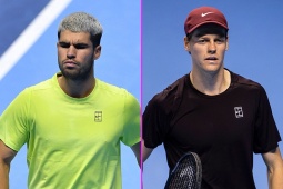 Trực tiếp tennis Alcaraz - Sinner: Sinner phục hận hay thêm nợ? (CK ATP Finals)