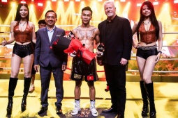 Trần Văn Thảo hạ knock-out võ sĩ Thái Lan tại sự kiện boxing danh giá