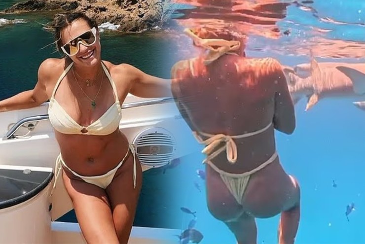 Sabalenka đang xoa dịu nỗi thất vọng cuối mùa giải bằng cách bơi cùng đàn cá mập tại Maldives