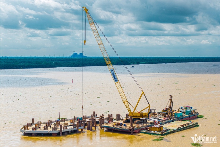 Hình hài cầu dây văng hơn 3.900 tỷ đồng bắc qua sông Hậu, nối Cần Thơ - Vĩnh Long - 3