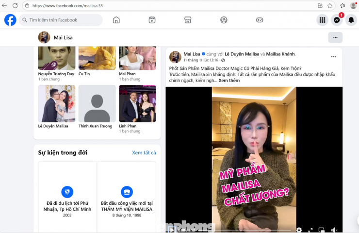 Bà Mai - chủ hệ thống Mailisa lên tiếng về sản phẩm mới đây.