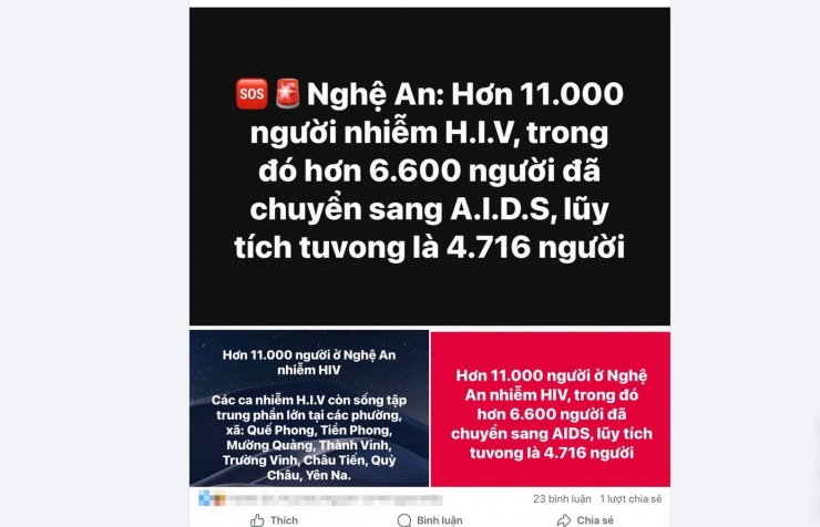 Thông tin Nghệ An có hơn 11.000 người nhiễm HIV gây xôn xao dư luận.