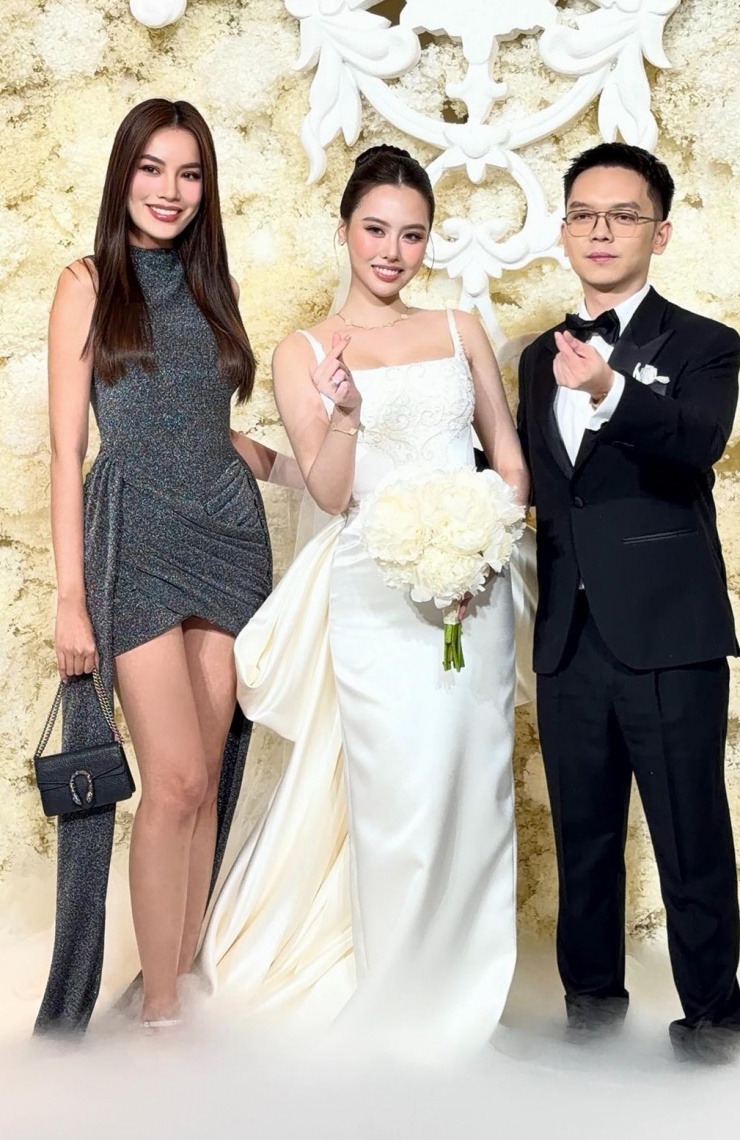 Dàn hoa hậu, á hậu mặc gợi cảm dự tiệc cưới Tâm Như - 7