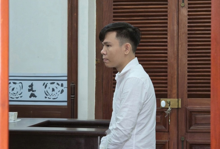 Bị cáo Lê Văn Quang tại phiên tòa ngày 17/11.