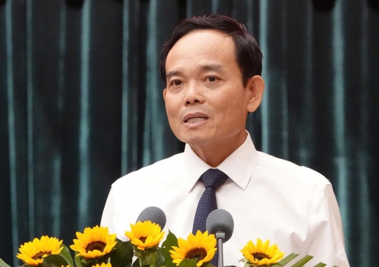 Bí thư Thành ủy TPHCM Trần Lưu Quang phát biểu tại hội nghị.