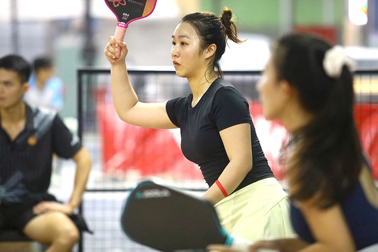 Hot girl pickleball tranh tài giải sinh viên, hoa khôi Đặng Yến ghi dấu ấn - 13