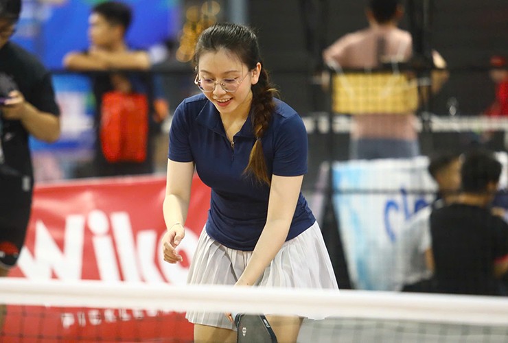 Các tay vợt nữ tranh tài tại giải