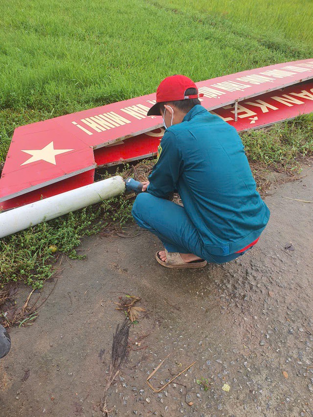 Lực lượng chức năng phường Hương Trà khắc phục sự cố