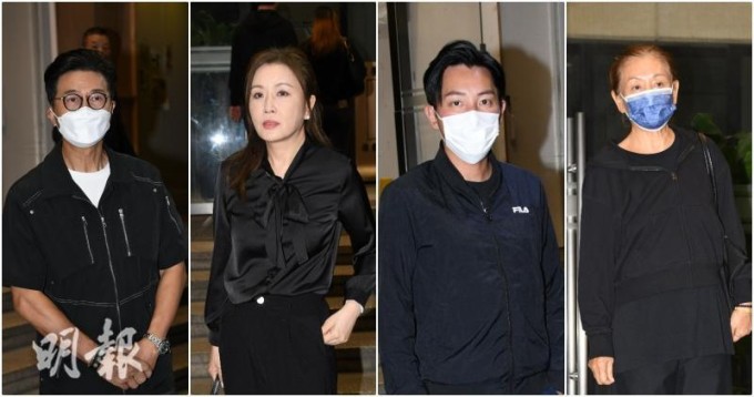 Các nghệ sĩ gạo cội ATV, TVB tới đưa tiễn Chân Chí Cường. Ảnh: Min gpao