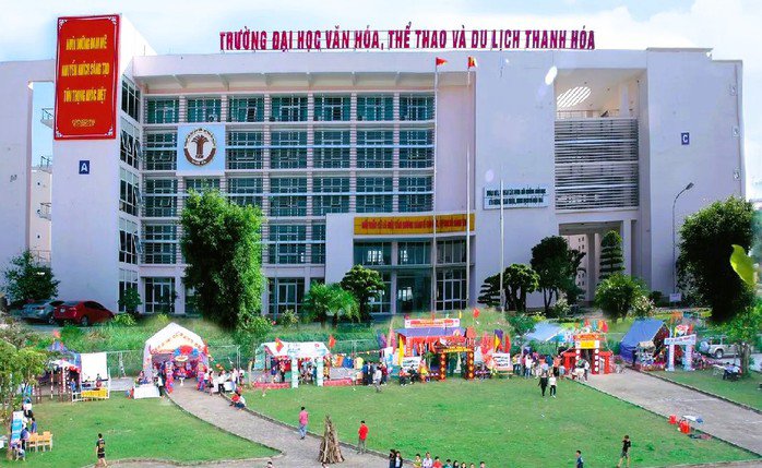 Sau sắp xếp, Trường đại học Văn hóa, Thể thao và Du lịch Thanh Hóa sẽ sáp nhập và Trường đại học Hồng Đức. Ảnh: Trường đại học VH-TT-DL Thanh Hóa