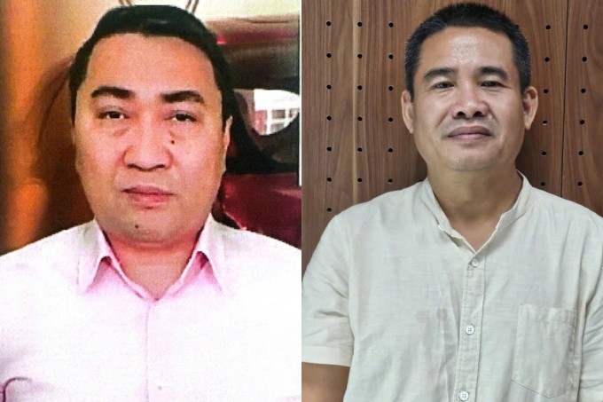 Bị can Lê Trung Khoa (trái) và Đỗ Văn Ngà. Ảnh: Bộ Công an