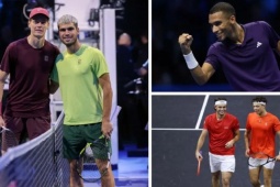 Sinner - Alcaraz cùng tạo mốc "khủng", tuyệt đỉnh Auger-Aliassime (Bảng xếp hạng tennis 17/11)