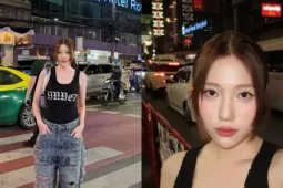 Huỳnh Uyển Ân 'lột xác' diện style bụi bặm 'quậy' tưng bừng trên phố Bangkok