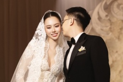 Thời trang - Ba đầm cưới giúp Tâm Như tôn vóc dáng