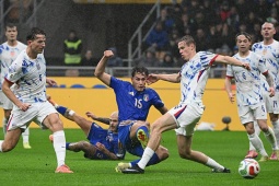 Video bóng đá Italia - Na Uy: Cú đúp chóng vánh của Haaland, hiệp 2 đảo lộn (Vòng loại World Cup)