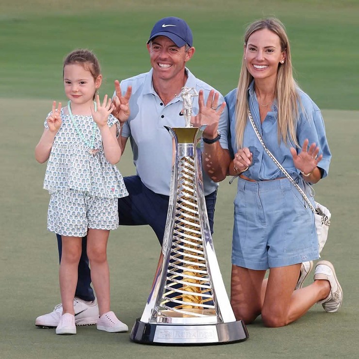 Rory McIlroy bên gia đình