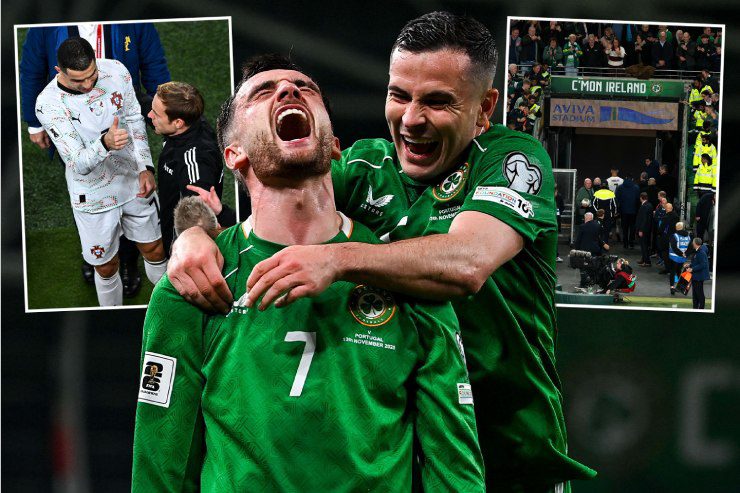 Parrott trở thành người hùng của bóng đá Ireland