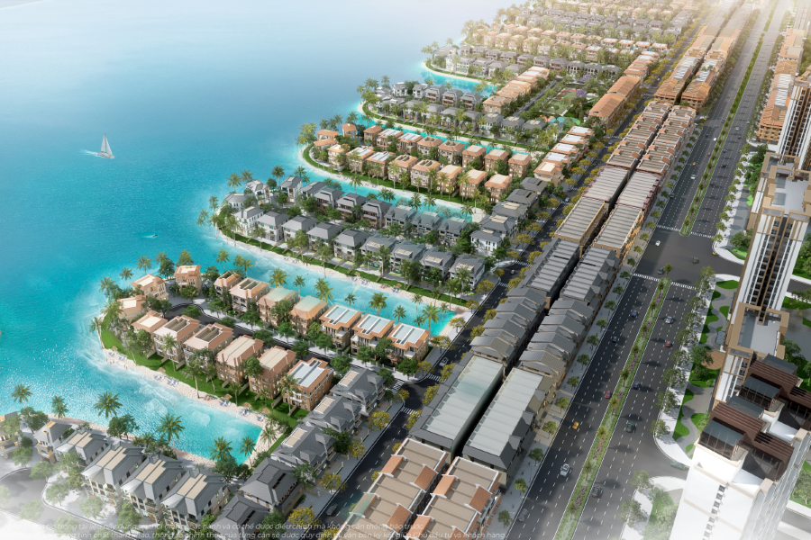 Sản phẩm liền kề tuyến Tương Lai và Vịnh Ngọc 48 có vị trí chiến lược tại lõi thương mại sôi động