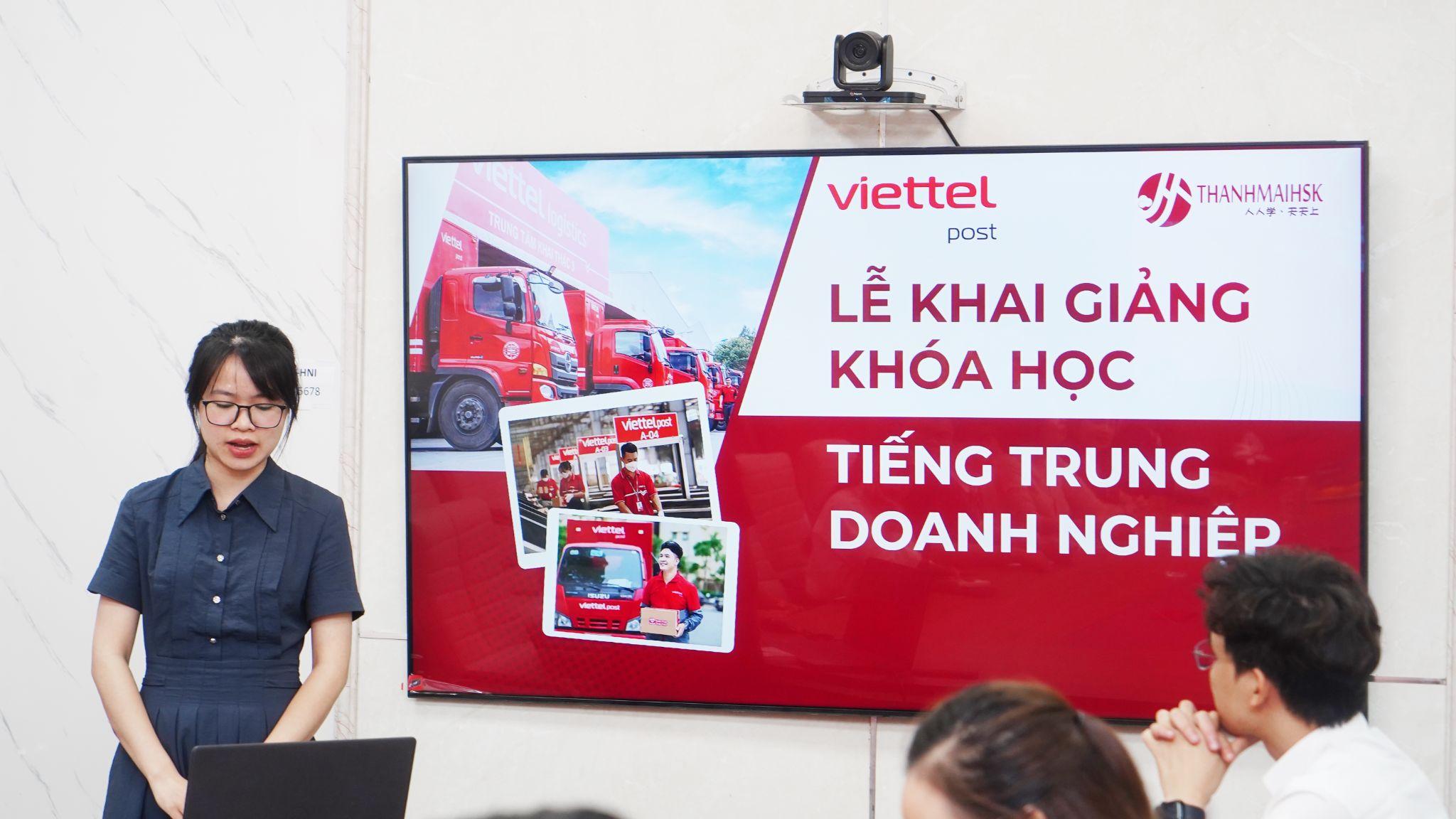 Lễ khai giảng khóa học tiếng Trung dành riêng cho nhân sự nòng cốt của Viettel Post