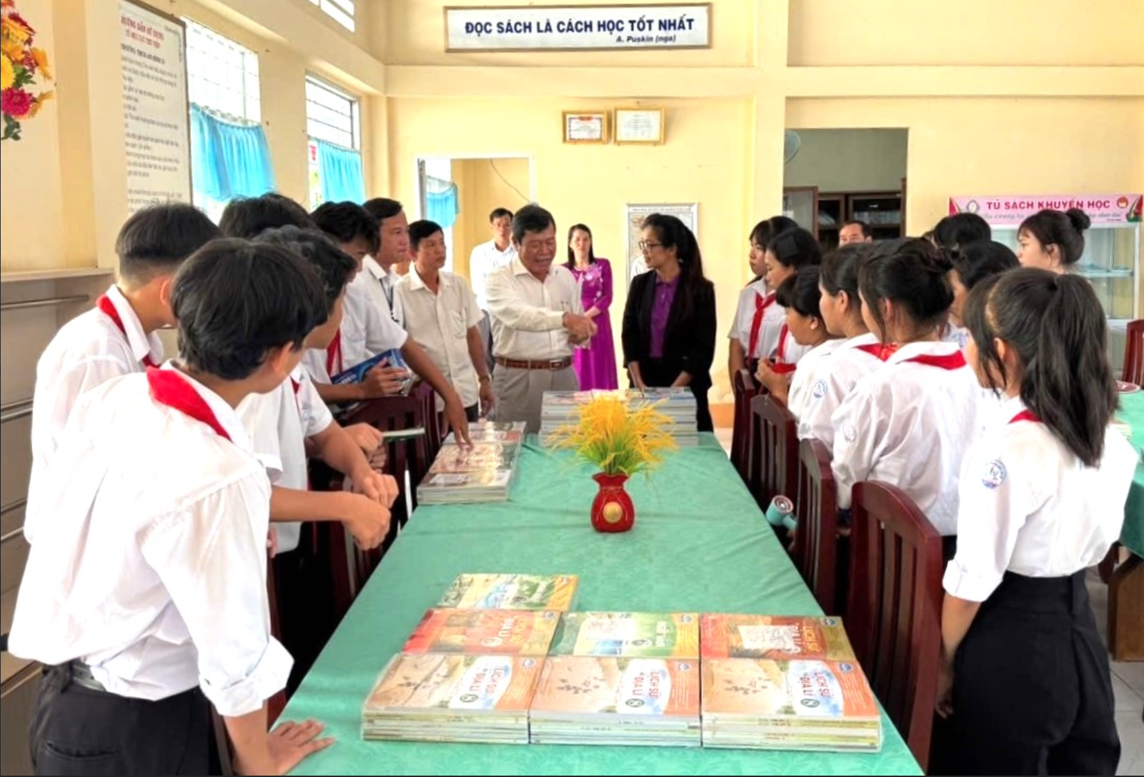 Chương trình “Thư viện yêu thương” là một trong những sáng kiến thể hiện cam kết và trách nhiệm đối với xã hội của công ty Mondelez Kinh Đô