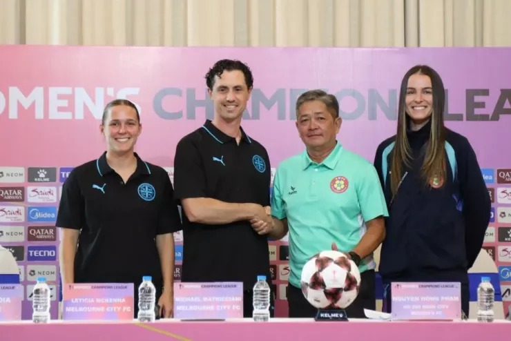 Cả hai đội đều đã giành quyền đi tiếp nên ở cuộc chạm trán thủ tục này, chủ sân Thống Nhất có thua nhà đương kim vô địch cũng không ảnh hưởng gì. Ảnh: VFF.