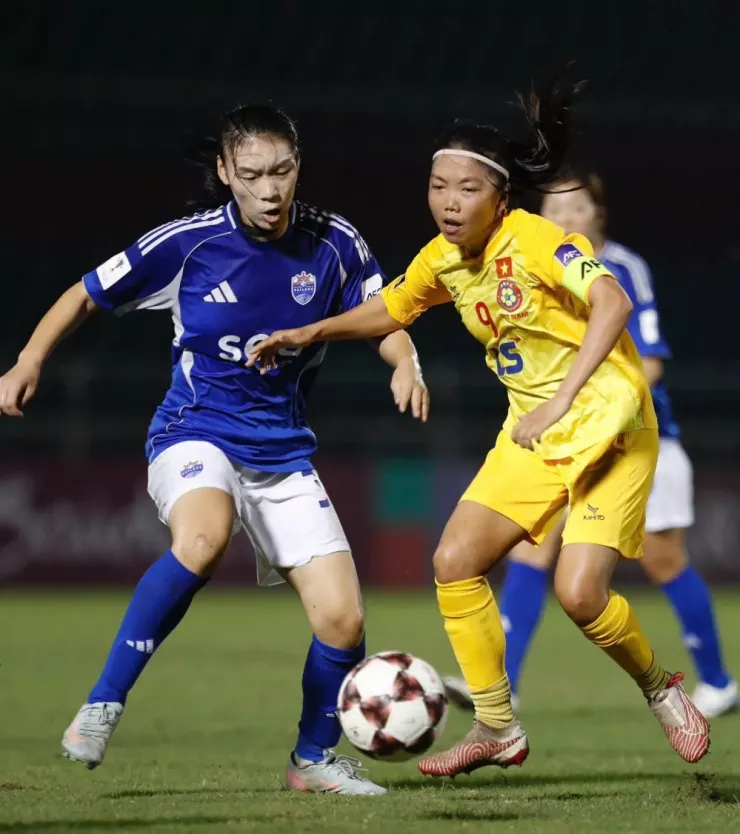 Thủ quân Huỳnh Như và đồng đội đã sớm giành vé chơi tứ kết AFC Champions League sau hai trận thắng. Ảnh: VFF.