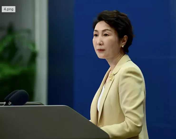 Phát ngôn viên Bộ Ngoại giao Trung Quốc Mao Ninh. Ảnh: BỘ NGOẠI GIAO TRUNG QUỐC