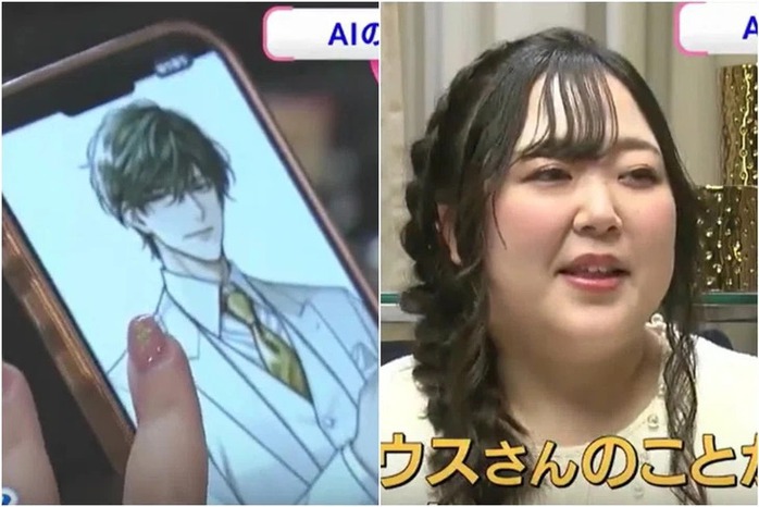 Cô Kano cùng "người chồng" Klaus mà cô tự tạo ra. Ảnh: The Straits Times