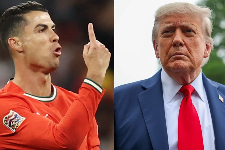 Cuộc gặp gỡ giữa Tổng thống Trump và Ronaldo rất được chú ý
