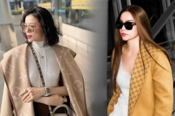 Mix áo khoác dáng dài thời thượng như mỹ nhân Việt