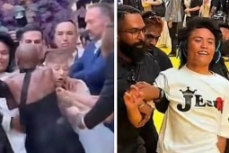 Fan nam lao tới ôm Ariana Grande trên thảm đỏ bị phạt tù 9 ngày