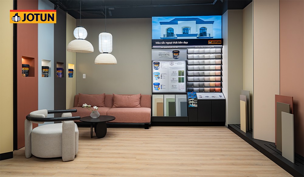 Không gian mua sắm tinh tế, hiện đại tại Jotun Studio