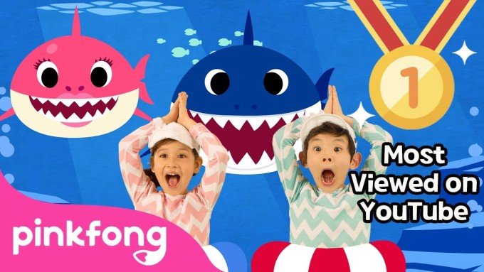 Hình ảnh trong video Baby Shark Dance. Ảnh: Pinkfong/YouTube