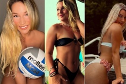 Thể thao - Nữ thạc sĩ xinh đẹp là VĐV bóng chuyền nóng bỏng, "thả rông" chụp ảnh gợi cảm