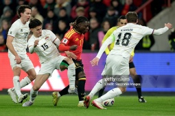 Video bóng đá Bỉ - Liechtenstein: Kinh hoàng 7 bàn, Doku chói sáng...