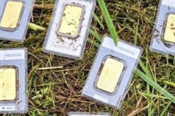 Kinh doanh - Đi cắt cỏ, nam công nhân tìm thấy 8 miếng vàng trị giá 920 triệu đồng