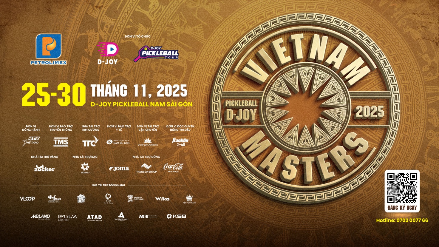 Hơn 1.000 vận động viên tham dự Pickleball D-Joy Vietnam Masters - Petrolimex Cup - 1