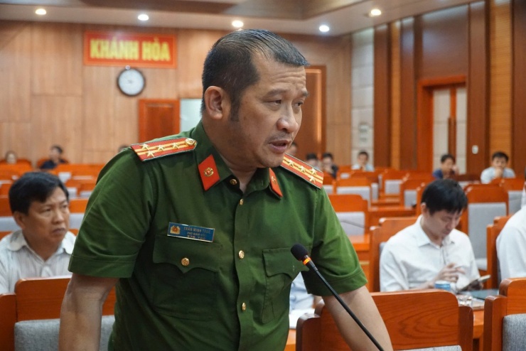 Đại tá Trần Minh Trúc - Phó Giám đốc Công an tỉnh Khánh Hòa.