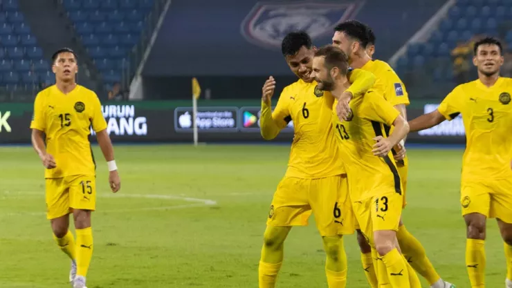 Đội tuyển Malaysia dẫn đầu bảng F nhưng không chắc sẽ giành quyền đi tiếp ở Asian Cup 2027. Ảnh: CCT.